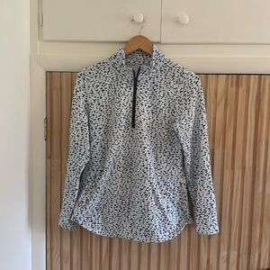 Talbots, Out & About Half-Zip Pullover, Size Medium